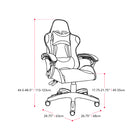 Chaise de jeu Ravagers de CorLiving - Violet/Blanc-10