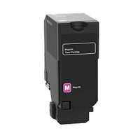 Ecotone Lexmark 71C10M0 Cartouche de toner remanufacturée - Rendement élevé - Magenta-Produit des couleurs éclatantes et uniformes pour des documents professionnels