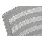 Monarch Specialties - 7225 Chaise De Bureau Multi-Position- Blanc/Meche Gris/-Dimensions du produit: 24 pouces L x 24,25 pouces P x 37,75 pouces H