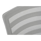 Monarch Specialties - 7225 Chaise De Bureau Multi-Position- Blanc/Meche Gris/-Dimensions du produit: 24 pouces L x 24,25 pouces P x 37,75 pouces H