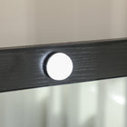 HOMCOM - Coiffeuse avec miroir et lumières - 31,5 po L x 15 po l x 53,1 po H - noir-Tiroirs coulissants à trois sections pour un accès facile 
