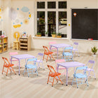 Homy - Ensemble de Table et Chaises pour Enfants Casa - 5 Pièces-Utilisation Polyvalente - Idéal pour les repas à la maison, les espaces d'étude, les salles de jeux ou à l'extérieur, apportant praticité et style partout où vous en avez besoin.