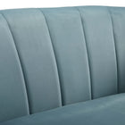 Modway - Prospect Chenal Touffé Performance Velvet Fauteuil - Bleu clair-Assemblée requise
