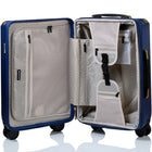 Champs - Luxe Ensemble de Bagages 3 Pièces - Marine-Poignée télescopique