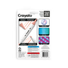 Crayola - 8 marqueurs double pointe à base d'alcool Crayola Colour Collections - Soleil radieux - paquet de 8-Palette de couleurs soleil radieux : capturez la magie du crépuscule avec des roses radieux, des oranges flamboyants et des violets profonds, parfaits pour le coloriage céleste et rêveur