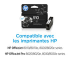 HP - Cartouche d'encre d'origine, noir 910-Rendement standard