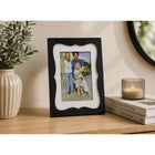 Splash - Cadre photo - 4 po l x 6 po H - noir/blanc-Sur un bureau ou une table