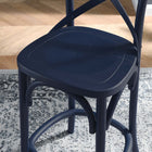 Modway - Gear Tabouret de comptoir - Bleu Minuit-Capacité de poids : 330 lbs.