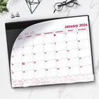 Brownline - 2026 Recharge pour calendrier sous-main mensuel - 23-1/2 po x 18-3/8 po - Anglais-Sections pour notes sur chaque page  