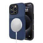 AXS - PROTech Plus MagSafe Compatible Sleek Dual-layered Anti-Shock Case for Apple iPhone 16 Pro - Bleu Astral-Résistant aux chutes jusqu’a 10 pieds