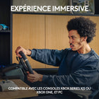 Logitech - Volant de course G920 pour Xbox One et PC-Engrenage hélicoïdal avec système anti-jeu