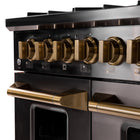 Kucht - 48 po Série KEG style professionnel au gaz - Gemstone-Les brûleurs scellés facilitent le nettoyage de la cuisinière