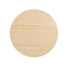 Modway - Lippa Rond de 28 po Bois Table à manger, Blanc Naturel-Tampon feutre non marquant
