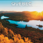 DateWorks - Calendrier Mural 16 Mois 2025 Québec - 12 po x 12 po - Bilingue-Septembre 2024 - Décembre 2025