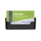 Deflecto - Porte-cartes d’affaires simple Sustainable Office  - noir-Compartiment unique