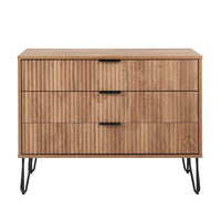 Manhattan Comfort - Dumbo commode moderne 35,19" - brun doré-Moderne-contemporain avec une touche de glamour - commode pour chambre et salon