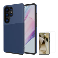 AXS - PROTech Plus etui mince anti-choc avec protecteur d'écran ARMORGlass Samsung Galaxy S25 Ultra - Bleu Astral-PROTech Plus - Résistant aux chutes jusqu’a 10 pieds