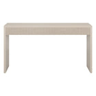 Hudson&Canal - Console Lawrence , 55 po de largeur, blanc aulne-La table est fabriquée à partir de matériaux MDF et PVC de haute qualité et durables
