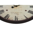 Monarch Specialties - Horloge - 20 po Rond - Horloge Murale - Brun Antique - Transitionnel-Fonction anti-bruit pour les espaces calmes. Aucun assemblage n'est requis, une seule pile AA (non incluse) est nécessaire pour installer et profiter de cette horloge décorative sans tracas