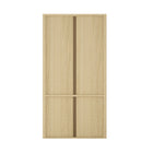 Manhattan Comfort - Rivington bibliothèque moderne à 4 étagères avec armoire 40" - Chêne naturel-Garantie limitée du fabricant de 30 jours