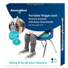Bouncyband - Coussin sensoriel portable Wiggle Seat, vert-Permet aux élèves d'augmenter leur concentration et leur temps de travail en se déplaçant silencieusement tout en travaillant, ce qui leur permet d'être plus productifs