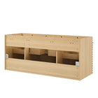 Modway - Render 48" Armoire de lavabo compatible avec un seul lavabo (non inclus) - Chêne-7
