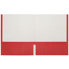 Staples - Portefeuille à 2 poches - Lot de 25 - Rouge-paquet de 25