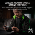 Razer - Kishi V2 USB C Manette Gaming Mobile pour iOS et Android-Jouez à ce que vous voulez, où que vous soyez: Prise en charge des titres Android/iOS et des jeux en streaming depuis le cloud ou votre appareil En plus des jeux mobiles les plus populaires, jouez aux plus grands jeux sur PC et consoles directement sur votre téléphone. Profitez de la flexibilité qu'offre la prise en charge des principales applications de streaming de jeux, et jouez depuis le cloud ou diffusez vos jeux depuis votre PC ou consol