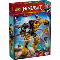 LEGO - Ninjago Le robot de combat de Spinjitzu d’Arin-Jouet de combat LEGO NINJAGO pour enfants - Le robot de combat de Spinjitzu d’Arin permet aux garçons et filles de 7 ans et plus de recréer des scènes d’action de la saison 3 de la série NINJAGO : Le soulèvement des dragons