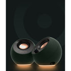 Creative Labs - Système d'enceintes Bluetooth portable Pebble Pro 2.0 51MF1710AA001 - Vert/Noir-Équipé de deux haut-parleurs large bande de 2,25 pouces, il offre un son clair et puissant pour une expérience d'écoute améliorée