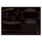 The Pencil Grip - TPG81306 Tapis d'activités - Jeux - Ensemble de 6-Ensemble de 6 tapis de jeu