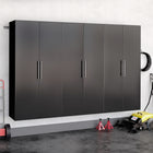 Prepac - Armoire accrochable HangUps de 108 po ensemble E - noir-Outils requis pour l'installation : perceuse, détecteur de montant, niveau et ruban à mesurer