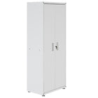Manhattan Comfort - Armoire de garage moderne Fortress 77 cm (30,3 po) - Blanc-18,2 po L x 30,3 po l x 74,8 po H