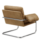 Modway - Ansel Cuir végane Chaise d’accent - Grillé-Épingles de pied non marquées