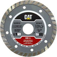 CAT - La lame de scie diamantée pour matériaux -Conçue pour une dureté extrême: Spécialisée pour le granit, le marbre, la porcelaine et la pierre dense