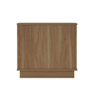 Manhattan Comfort - Ensemble de 2 tables de nuit modernes Horizon 21,7" - Érable-Assemblage Snap It Comprend des rainures internes de haute qualité pour un assemblage simple, sans outils requis