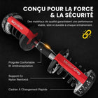 MotionGrey - Haltère réglable avec 15 réglages - 5 - 52,5 lb - Simple-Accessoires d’Entraînement Bonus : Comprend une poignée de main, une corde à sauter et une serviette d’entraînement pour élargir vos options d’exercice.
