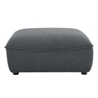 Modway - Comprise Sofa-sectional ottoman - Charbon de bois-Connecteurs modulaires