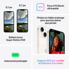 Apple - iPhone 14 6.1 po ecran Liquid Retina XDR, 256 Go, Bleu, Bell et Virgin Plus-Durabilite remarquable avec Ceramic Shield et resistance à l'eau