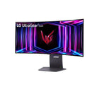 LG - Moniteur gaming incurvé UltraGear OLED 800R 34 po | 21:9 Ultra-WQHD 240 Hz, DisplayHDR True Black 400-L'écran OLED brillant offre des couleurs d'une vivacité inégalée. Avec une luminosité standard de 275 cd/m2 et une luminosité maximale de 1 300 cd/m2, ce moniteur offre des images lumineuses et éclatantes, vous assurant de ne jamais jouer dans le noir