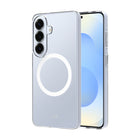 AXS - Slim Shell MagSafe Compatible pour Samsung Galaxy S26 - Transparent-Revêtement nano résistant à la sueur et aux égratignures  
