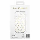 Ideal of Sweden - Étui Mid Clear MagSafe iPhone 15/14/13 - Golden Hearts -Composition : 100% polyuréthane thermoplastique recyclé recyclé