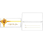Enveloppes pour devises Action Envelope - 2-7/8 po x 6-1/2 po - nœud doré - paquet de 250-Livré avec un noeud doré