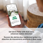 Amazon - Blink Outdoor 4 2 caméras + module de synchronisation-Soyez alerté plus rapidement des mouvements depuis votre smartphone grâce à la détection de mouvement améliorée à deux zones