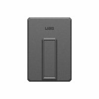 UAG - Batterie Ultra Fine 5K mAh + Support, Noir/Gris-Compatible MagSafe pour un alignement magnétique facile
