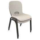 Lifetime - Ensemble de chaises empilables pour enfants - Blanc - Pack de 2-Résistant aux taches et facile à nettoyer