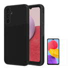 AXS - PROTech Plus Étui anti-choc avec double couches & ARMORGlass Protecteur d'écran pour Samsung Galaxy A14 5G - Noir-PROTech Plus - Résistant aux chutes jusqu’a 10 pieds