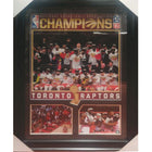 Toronto Raptors 8x10 2019 World Champion Collage - Impression encadree - 28" x 39"-Qualité supérieure - raptors