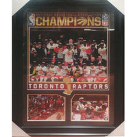 Toronto Raptors 8x10 2019 World Champion Collage - Impression encadree - 28" x 39"-Qualité supérieure - raptors