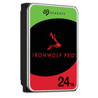 Seagate - Disque dur NAS interne IronWolf Pro 7200 tr/min SATA III 3,5" - 24 To-Aide à protéger les données grâce à des recommandations de prévention, d’intervention et de récupération pour garantir une santé maximale du système